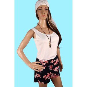 LOFT The Rivera Short by Floral‎ Print Navy Shorts Size o